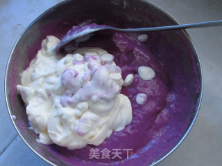 Taro and Purple Sweet Potato Ice Cream recipe