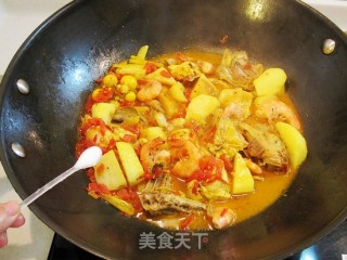 Curry Chicken with Yam and Tofu-with Homemade Curry recipe