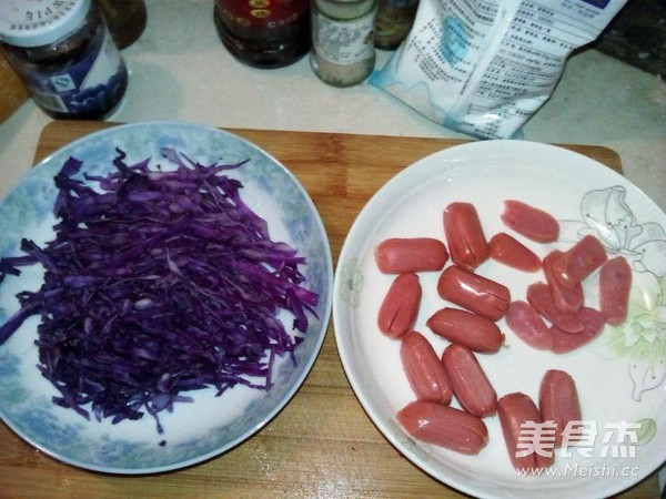 Purple Cabbage Omelette recipe