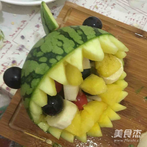 Shark Watermelon Fruit Salad recipe