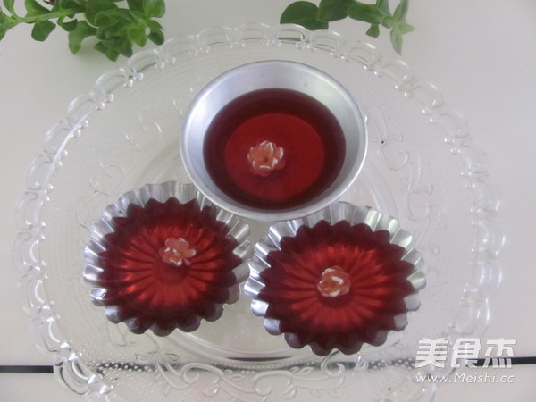 Fruit Rum Flower Tea Jelly recipe