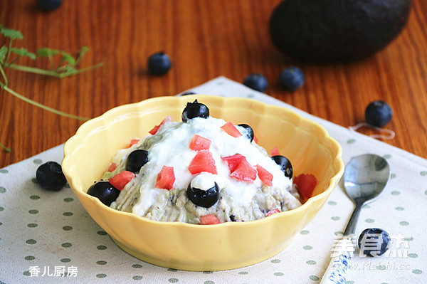 Avocado Blueberry Mashed Potatoes recipe