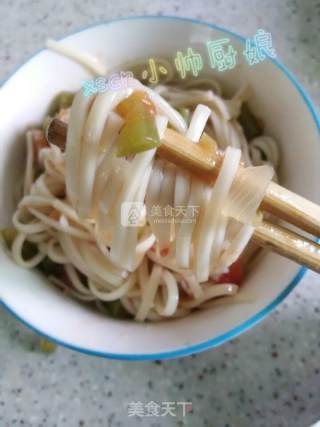 Long Bean Tomato Marinated Noodles recipe