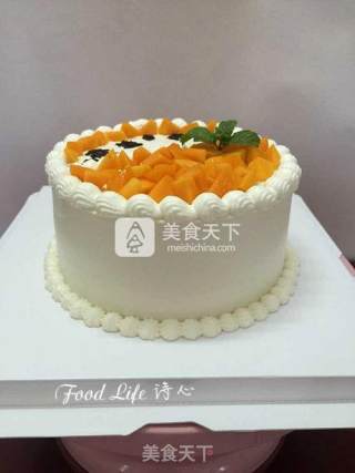 【mango Butter Cake】--- I Like The Cake without Any Additives and No Coloring. recipe