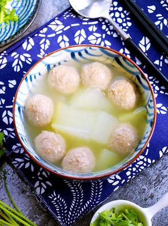 Beef Balls and Winter Melon Soup recipe