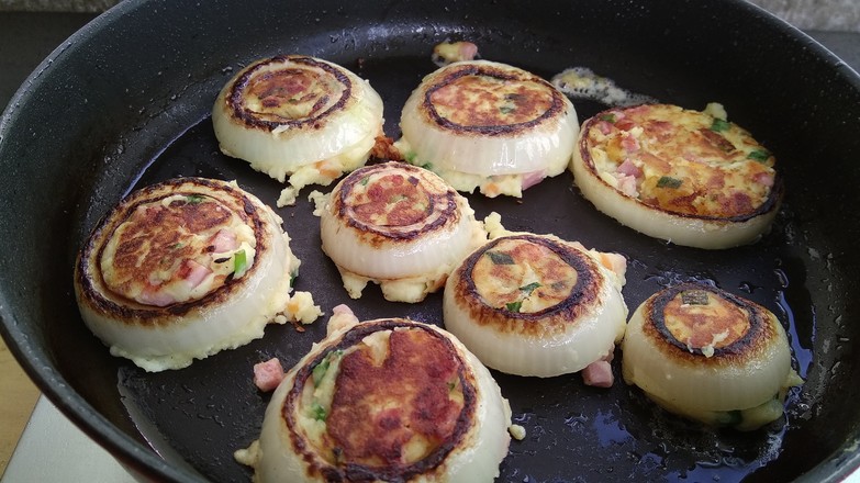 Onion Potato Cake#breakfast recipe