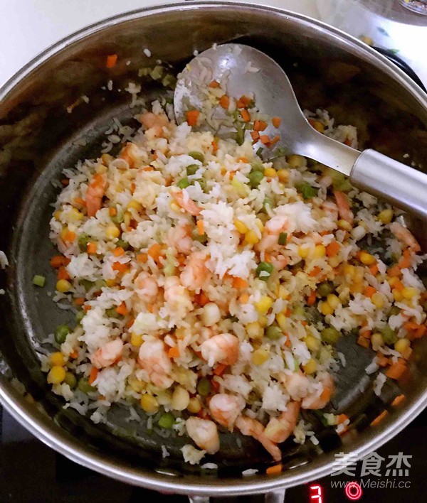 Assorted Shrimp Baked Rice recipe