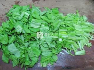 Fried Bean Curd with Komatsu Greens recipe
