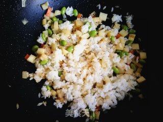 Fried Rice with Spring Bamboo Shoots and Edamame recipe