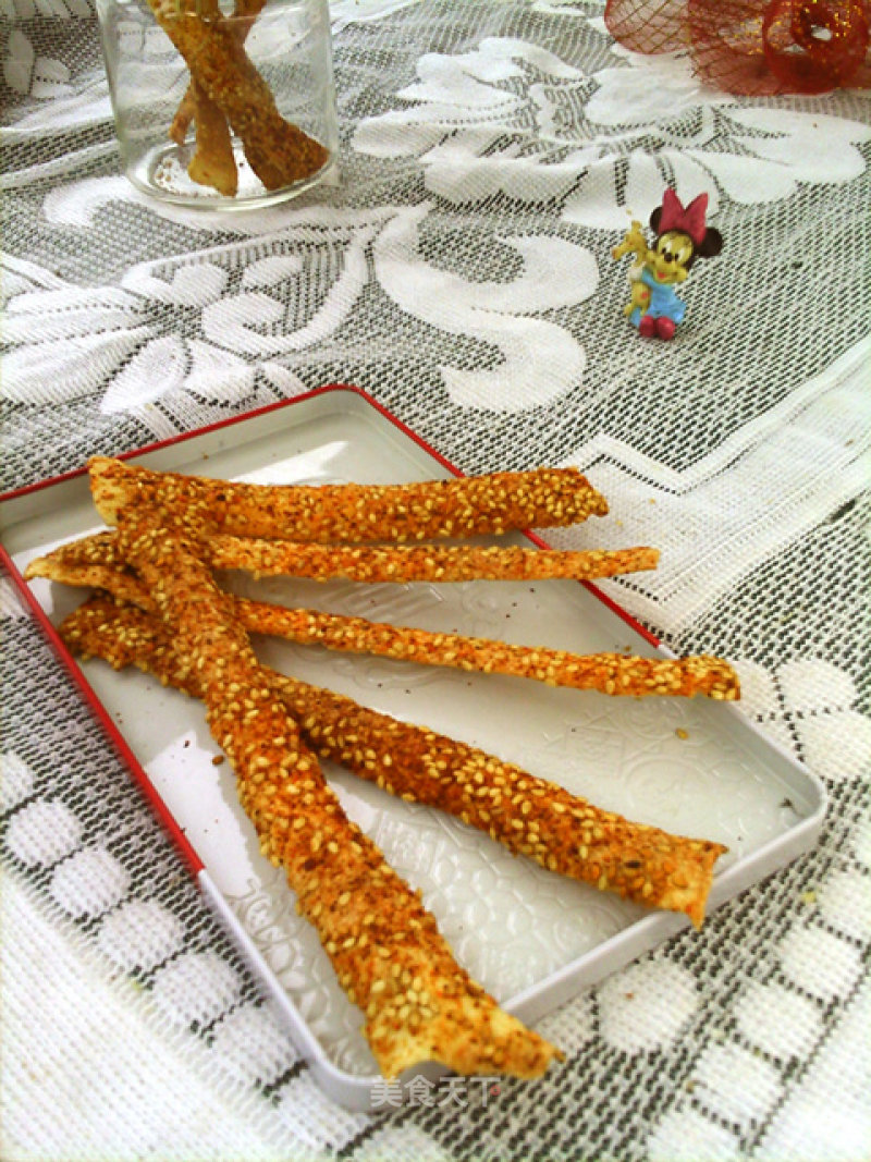 Okara Sesame Chips recipe