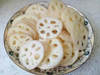 Dry Pot Lotus Root Slices recipe