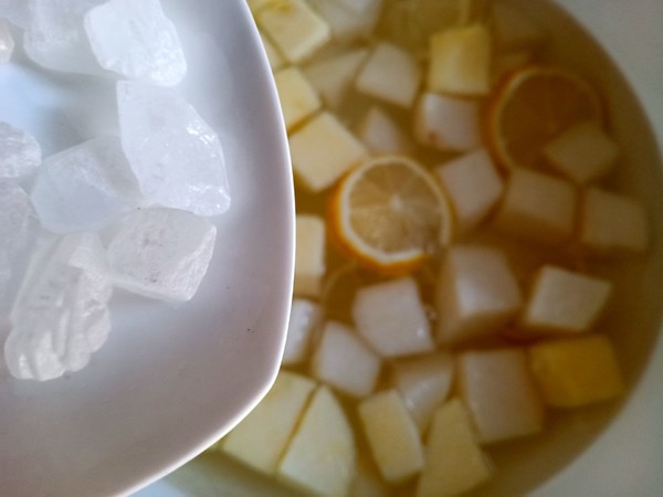 Lemon Fruit Sweet Soup recipe