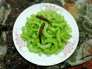 "summer Lazy Meal" Cold Bitter Gourd recipe