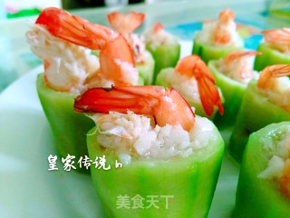 Loofah Shrimp Cup recipe