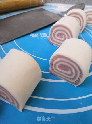 Two-color Xiangyun Mantou recipe