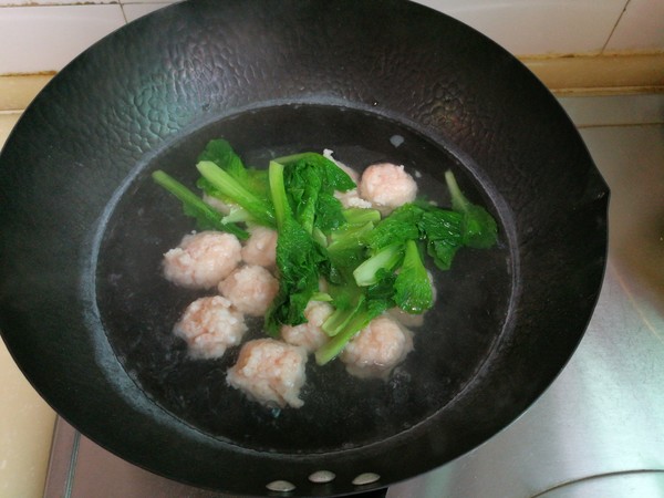 Cabbage Shrimp Ball Soup recipe