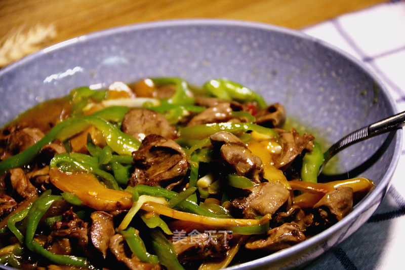 Served with Pickled Pepper Chicken Hearts, Xiaomei's Delicacy recipe