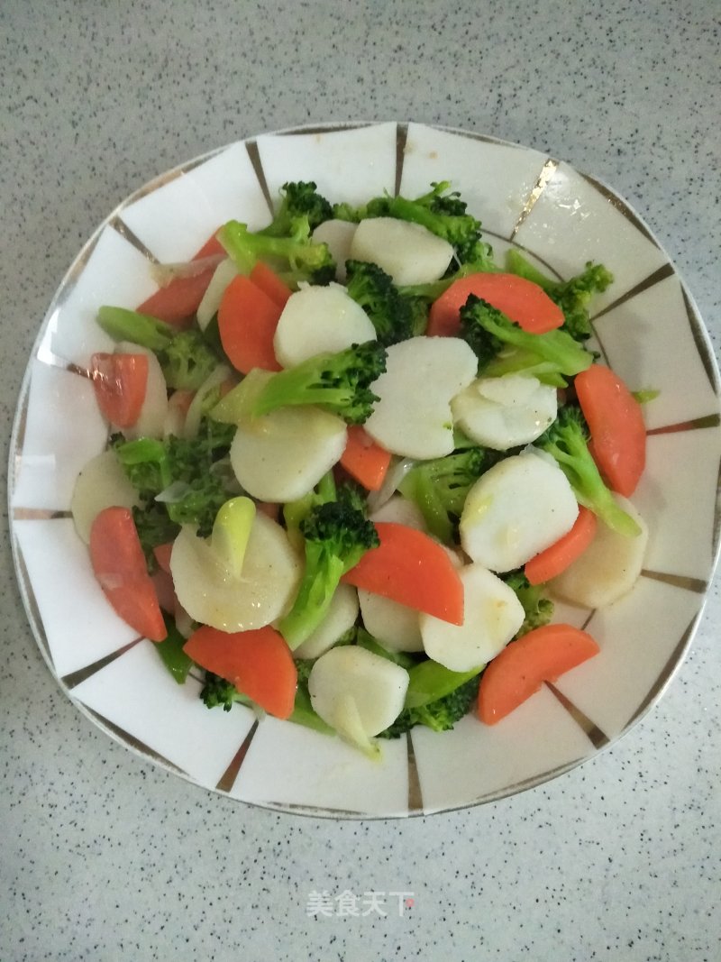 Broccoli Fried Yam recipe