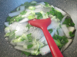 Green Vegetables, Salted Duck Eggs and Winter Melon Soup recipe