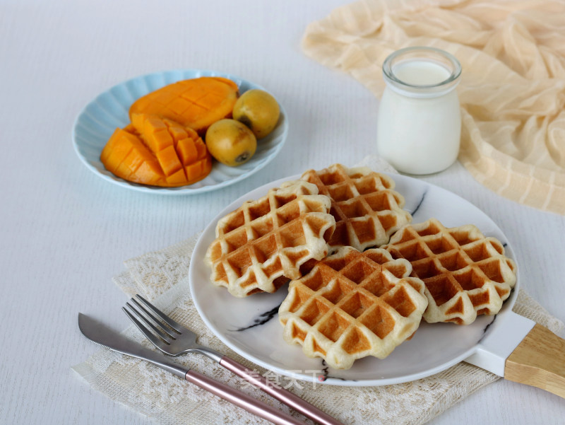 Yogurt Floss Waffles recipe