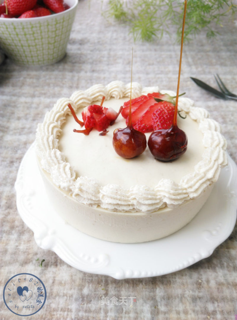 #aca烤明星大赛#~~chestnut Cheese Mousse Cake recipe