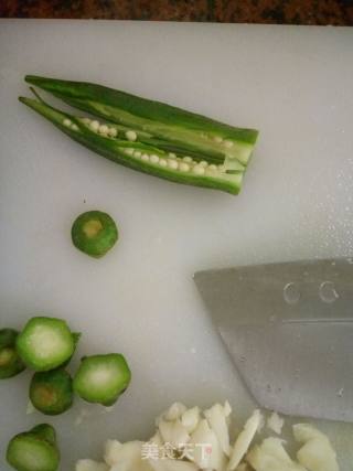 Garlic Okra recipe