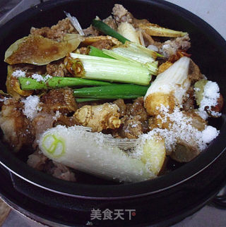 #御寒美食# Braised Yam with Tendon, Head and Brain recipe