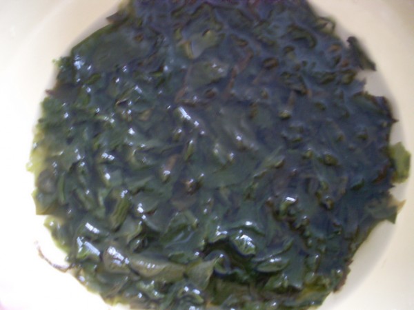 Seaweed Egg Flower Persimmon Soup recipe