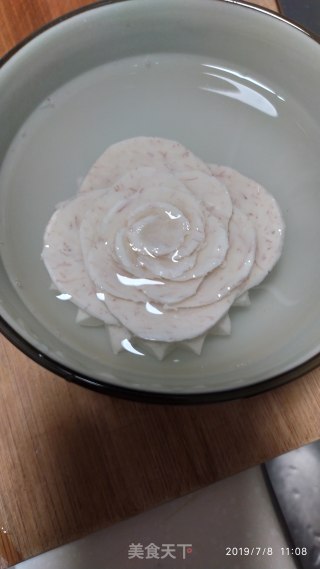 Fried Taro Rose recipe