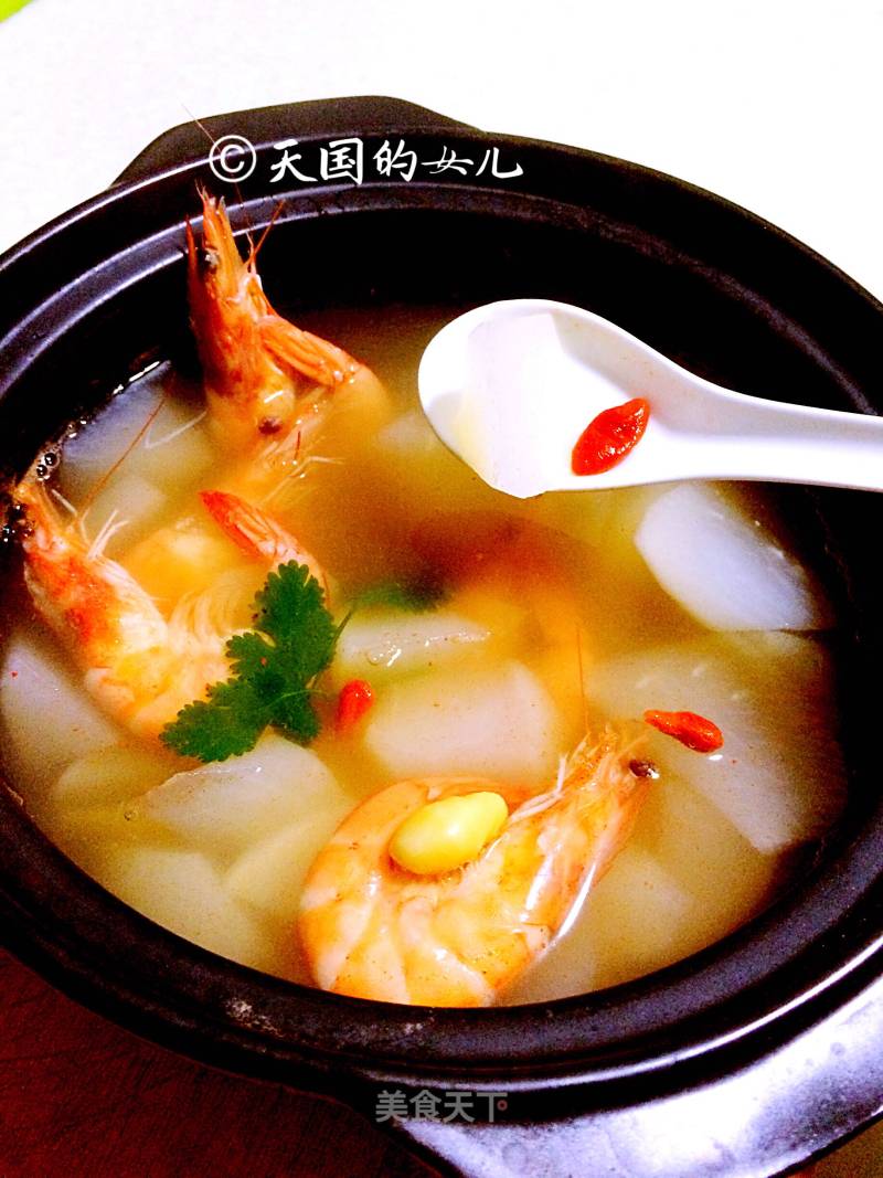 White Radish and Shrimp Soup recipe