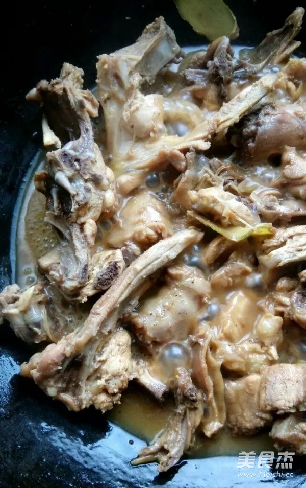 Roast Chicken Skeleton with Cumin Potatoes recipe
