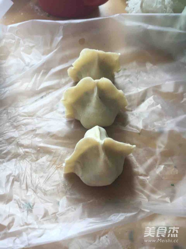 Chinese Cabbage and Mushroom Dumplings recipe