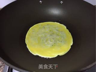 "egg Delicacy" Fried King Pleurotus with Whitebait and Egg recipe