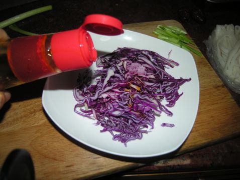 Purple Cabbage with Mint recipe