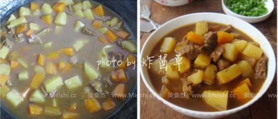 Curry Beef Potatoes recipe