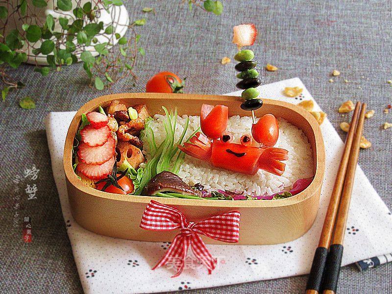 Little Crab Fun Bento recipe