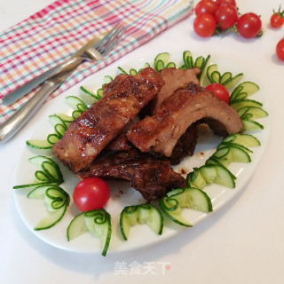 Appetizers--grilled Pork Ribs with Secret Sauce recipe