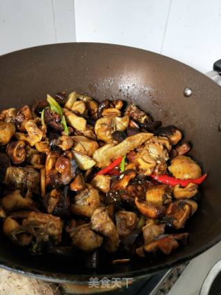 Chicken Stewed with Mushrooms recipe