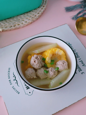 Winter Melon and Cornball Soup recipe
