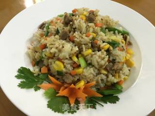 Braised Goose Fried Rice recipe