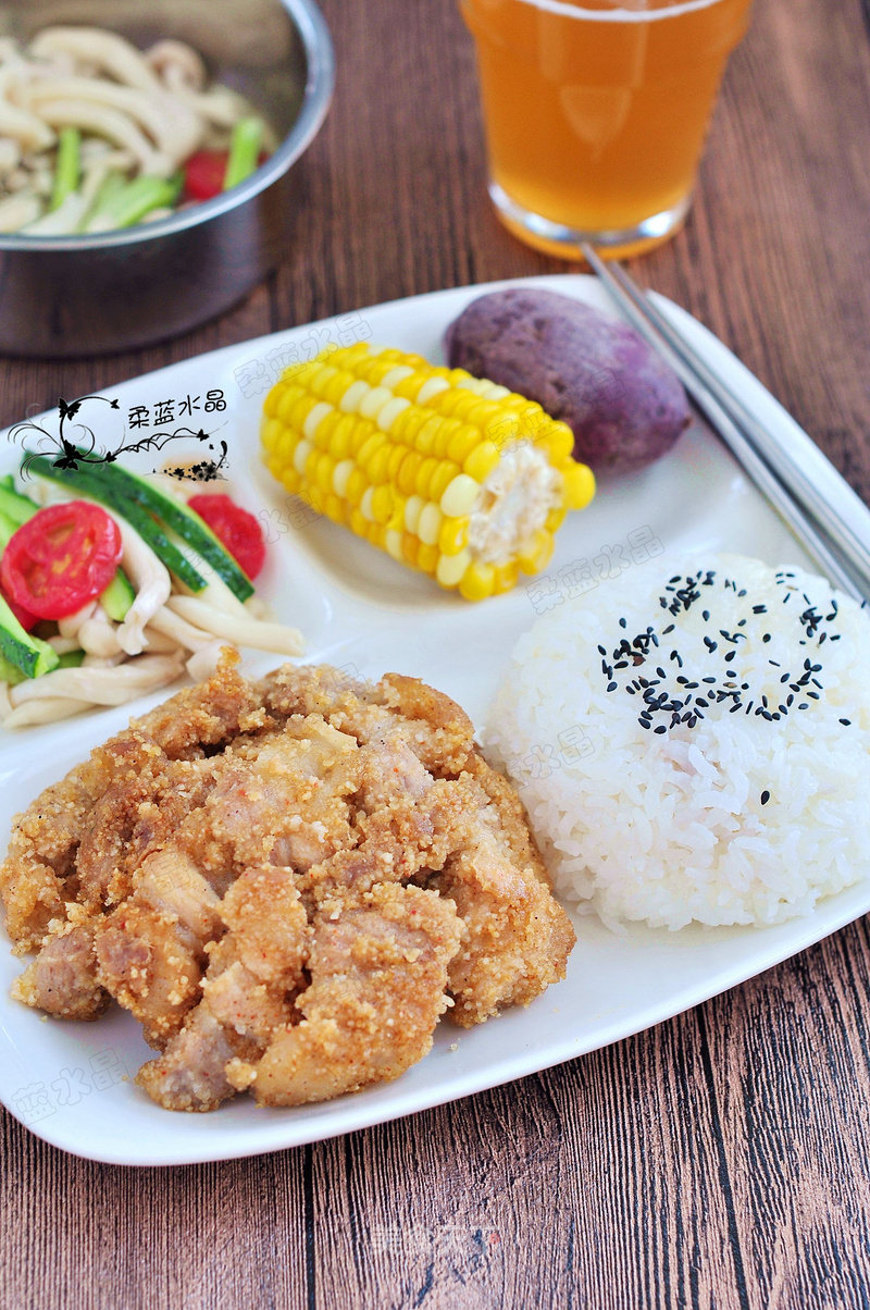 Steamed Pork and Rice Set recipe