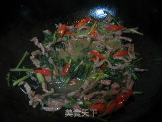 Remember The Taste of Zhongguangyuan-stir-fried Shredded Pork with Coriander recipe