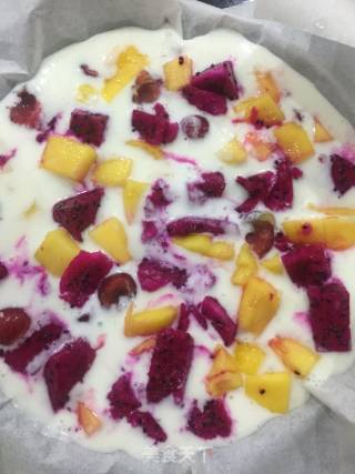 #清凉一夏～～yogurt Fruit Ice Cream# recipe