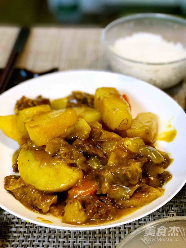 Curry Potato Beef Brisket recipe