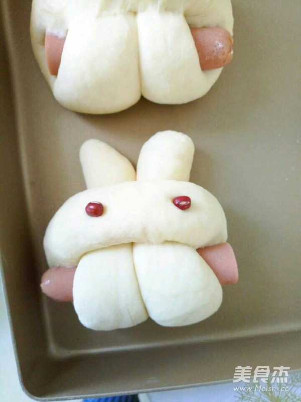 Cute Bunny Sausage Bread recipe