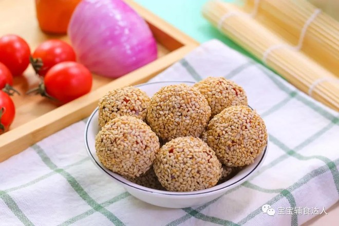 Cranberry Sesame Rice Ball Baby Food Recipe recipe