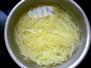 Shredded Potatoes with Hot Peppers recipe