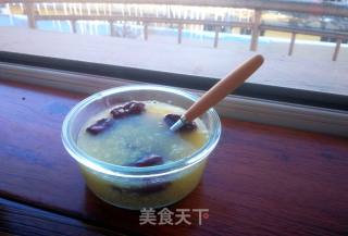 Two Rice Porridge with Jujube and Rock Sugar recipe