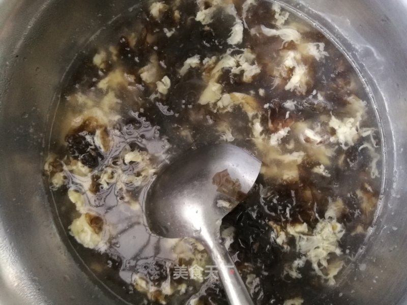 Egg Seaweed Soup recipe
