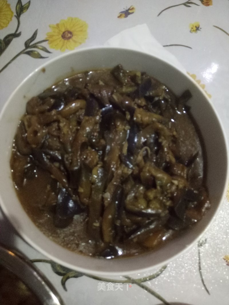 Shredded Eggplant with Homemade Sauce recipe